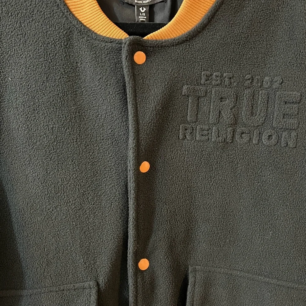 True Religion Mens Bomber Jacket - Picture 6 of 13